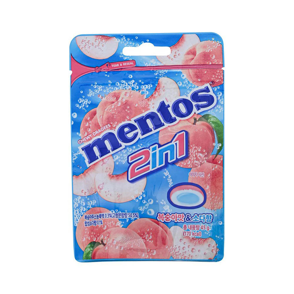 Mentos 2in1 – Peach & Soda